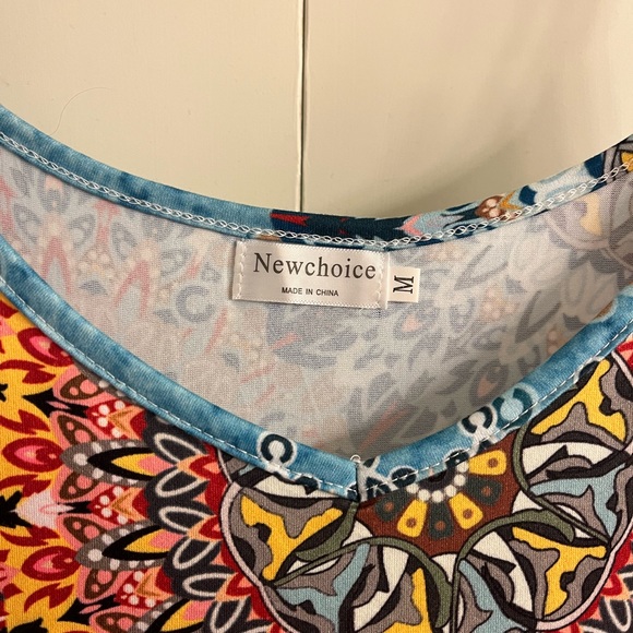 EUC Medallion Print Spaghetti Strap Knit Maxi Dress - Picture 7 of 9